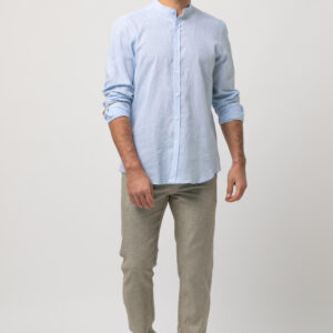 CAMISA M/L LINO S/ LEONE