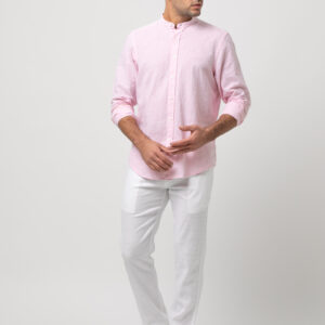 CAMISA M/L LINO S/ LEONE