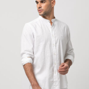 CAMISA M/L LINO S/ LEONE