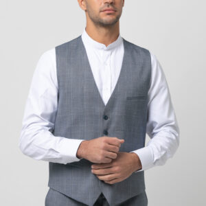 CHALECO VESTIR CUADROS S/ DOMADOR