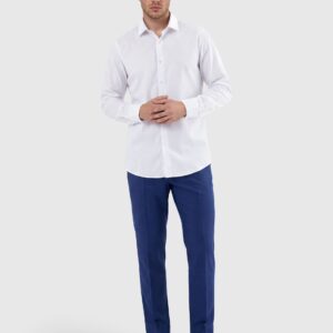 CAMISA DE VESTIR FALSO LISO S/ CLARO